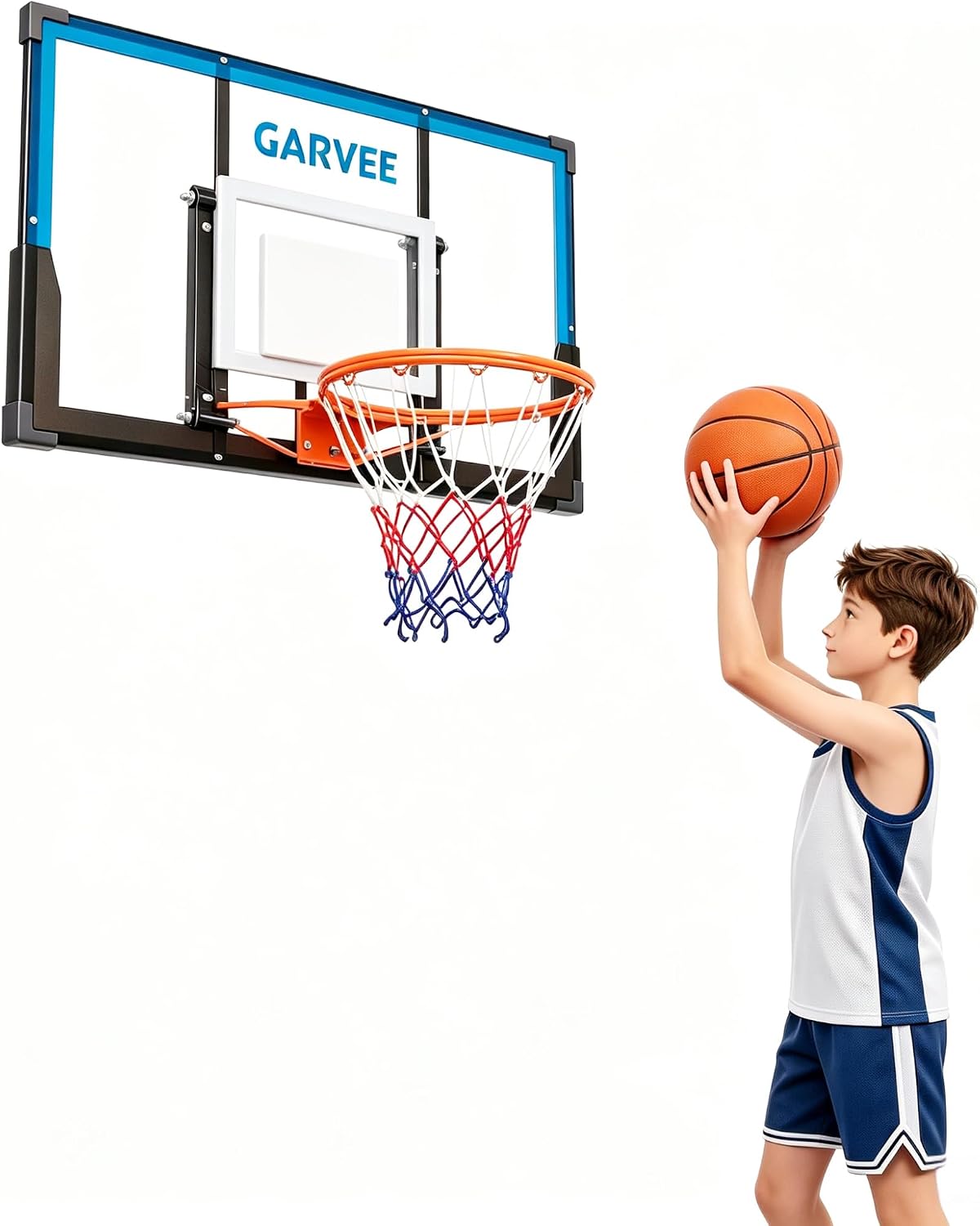 Basketball Hoop - طقم كرة سلة مثبت على الحائط